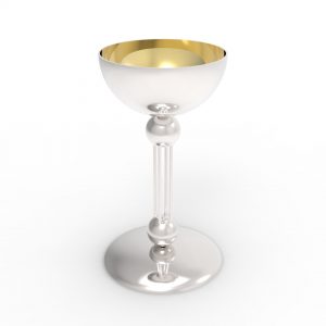 wine goblet silver